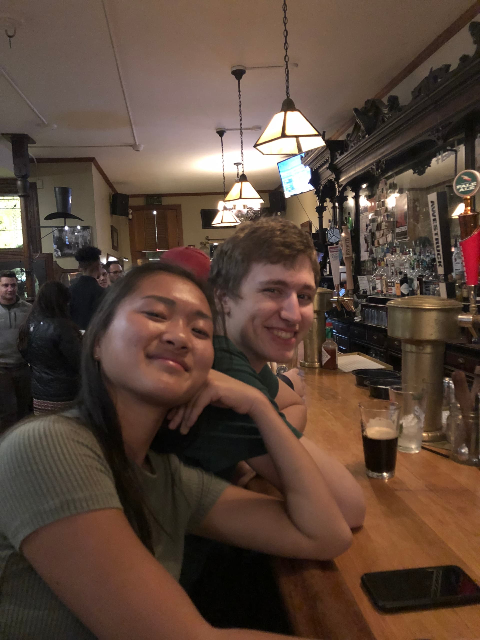 Senior year of college. Back when Ian's biggest commitment was picking a dining hall. I think this might’ve been our collective “first legal drink” together.